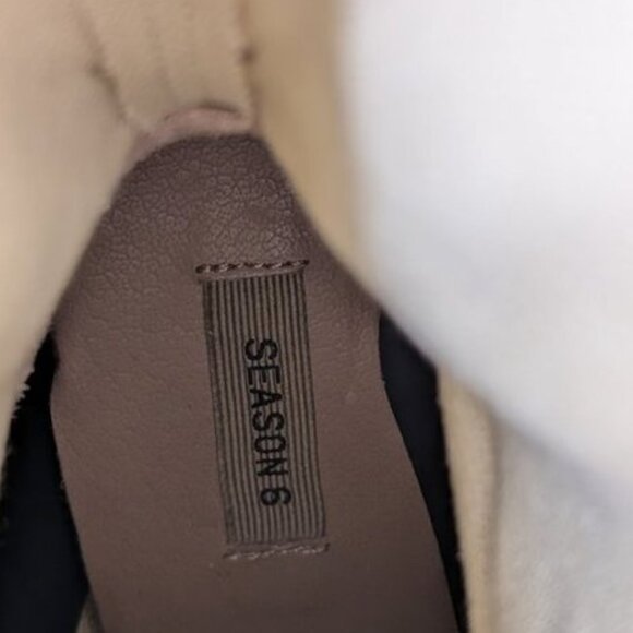 NEW Yeezy Season 6 Stretch Canvas Lace Up Ankle Boot Military Victorian Stiletto - Picture 8 of 8